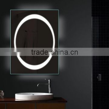Economic wall mounted make up light mirror for bathroom