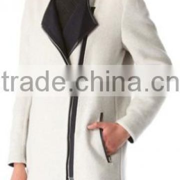top fashion design structured fashion cycle neoprene ladies overcoat designs