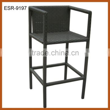 Rattan High Stool Bar Chair