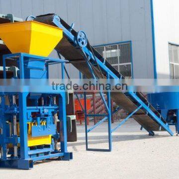 QT40-1 Semi-automatic concrete block production line