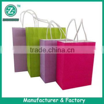 China Big size kraft paper gift shopping bags