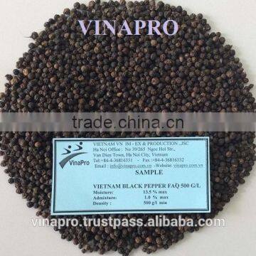 VIETNAM BLACK PEPPER FAQ 500GL