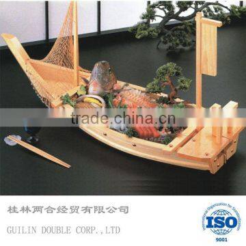 ISO9001 Factory wholesale bamboo sushi boat