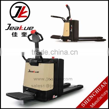2017 new 2T pedal foldable full electric pallet truck