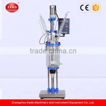 salable jacketed multi-function glass reactor