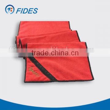 china factory microfiber sports towel with zipper pocket