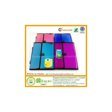 13 Pocket A4 Different Color Expanding File Folder