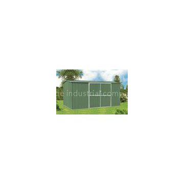 Apex Galvanized Steel Garden Sheds / Metal Storage Shed For Easy Build 10x10 ft