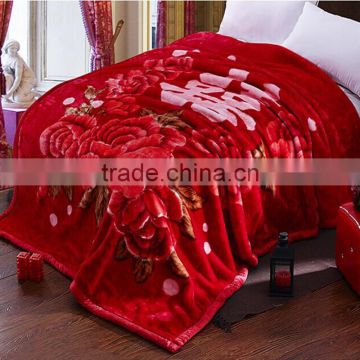 high quality super softly raschel blanket zhejiang china