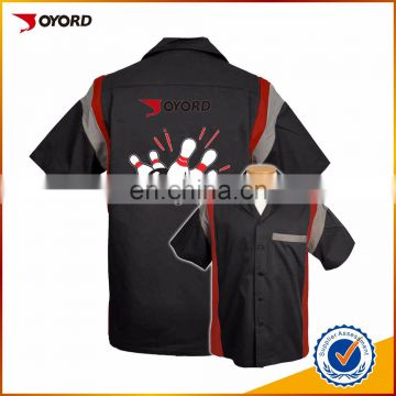 100% mesh polyester quick dry wholesale bowling shirts