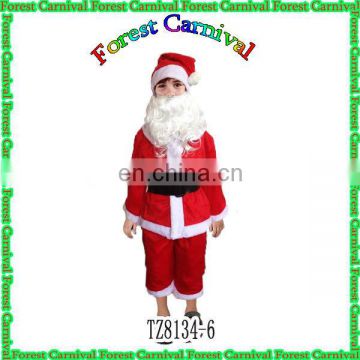 TZ8134-6 Children Christmas Costumes, Christmas Santa Claus Costume