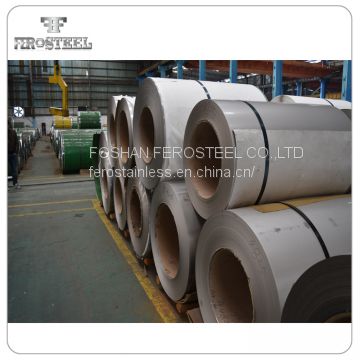 Foshan factory NO.4 SB BA 2B finished stainless steel coil prices 201