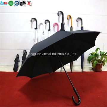 china manufacturer Custom logo printed black fashion parasol outdoor umbrella JM-U060GF