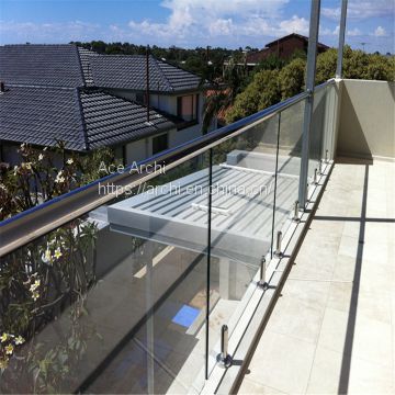 Frameless Glass Balustrade Fittings Spigot for Balcony / Swimming Pool