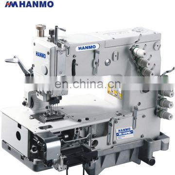HM-1404PMD 4-needle Flat-bed sewing machine for with metering for attaching elastic band