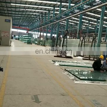 Guangdong factory clear toughened low iron reeded fluted glass ribbed glass