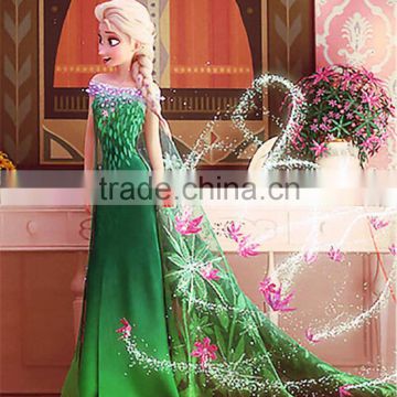 Halloween Frozen Costume Princess Girl Dresses Anna Party Cosplay Fancy Dress                        
                                                Quality Choice