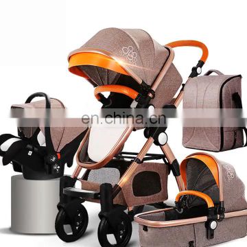 Hot sell pushchair with car seat poussette baby 4 in 1 baby stroller