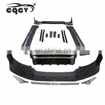 small auto tuning car body for toyota alphard 2015-2018 with lip diffuser grille side skirts