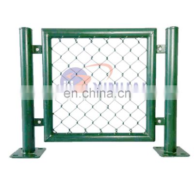 Pvc Coated Green Ground stadium Fencing, Trellis & Gates Low Carbon Steel Fencing