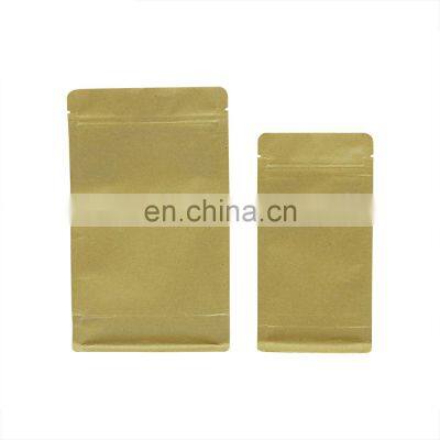 In Stock Heat Seal Bags Biodegradable Kraft Paper Mylar Aluminum Foil Packaging Pouch Sachet for Snack Cosmetic Cream
