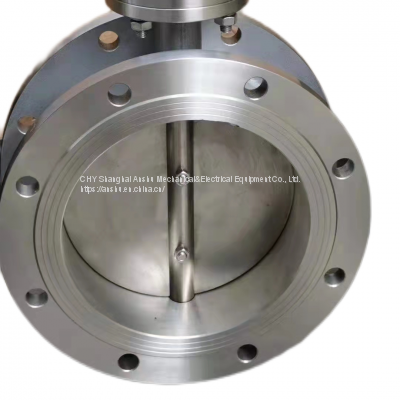 Flanged ventilating butterfly valve