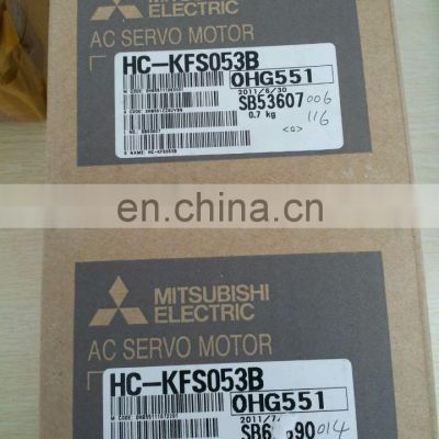 Mitsubishi AC Servo Motor HC-KFS053B 3000r/min Genuine Mitsubishi Servo Amplifiers and motors High Quality