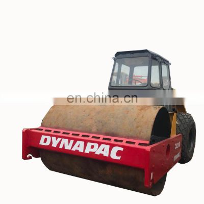 Hot selling secondhand road compaction machine DYNAPAC CA251D, cheap price used road compact equipment in hot sale in the yard