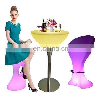 led chair rgb /Design Restaurant Nightclub Events Commercial Modern Outdoor Furniture High Bar Chair Modern Bar Stools