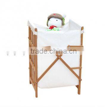 large bamboo laundry hamper