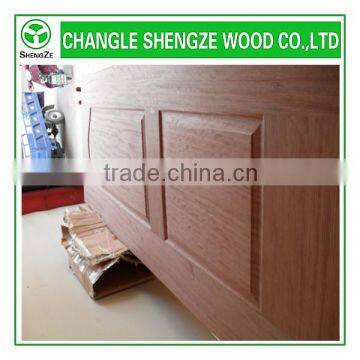 2015 China wholesale decorative wood veneer MDF door skin panels