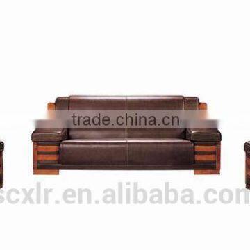 Luxury genuine leather sofa chair executive office sofa