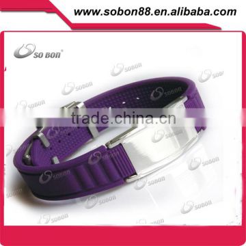 bio magnetic leather energy bracelet