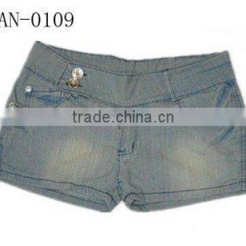 2012 stylish ladies denim short