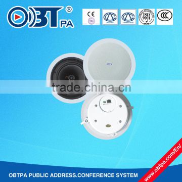 OBT-POE611 Background Music Ceiling Loudspeaker, Ceiling Speaker based on IP Network System,Internet Cable