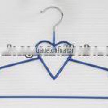 Cheap wholesale super market metal wire short clothes hangers