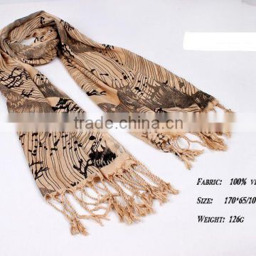 printing fashion viscose scarf