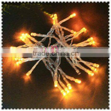 Yellow 30 LED Battery Outdoor String Light