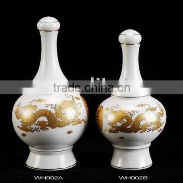 decorative vase , ceramic bottle,ceramic wine bottle