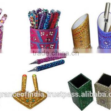 TOP SELLING ~ DESIGNER LAC PEN STAND ~ PENCIL HOLDER