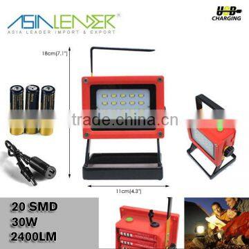 for Camping, Emergency, Car Repair 30W Flood Light