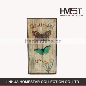 High quality new design beautiful butterfly printed wood picture