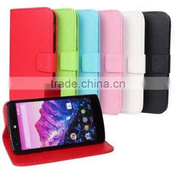 Luxury Magnetic Wallet Credit Card Stand Leather Case For LG G3/LG G2/Nexus 5/Nexus 4