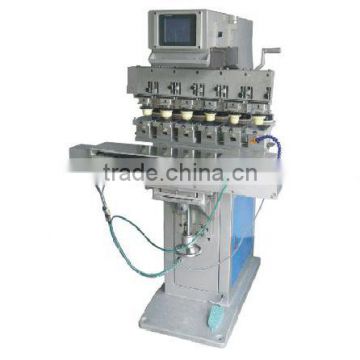TM-S6C 6 color multi color Pad printing machine for a variety of printed materials