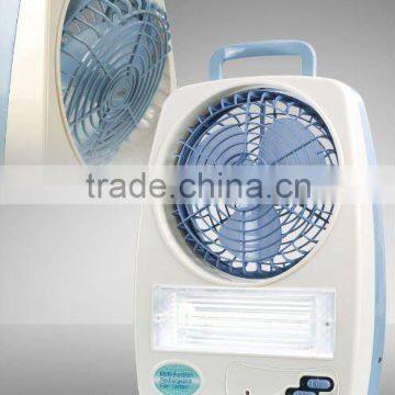 Rechargeable Fan With Fluorescent Light HK-668