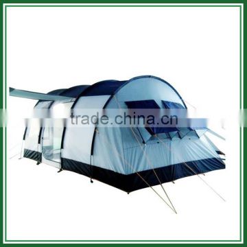 Double Layer 4 Person Family Camping Tunnel Tent