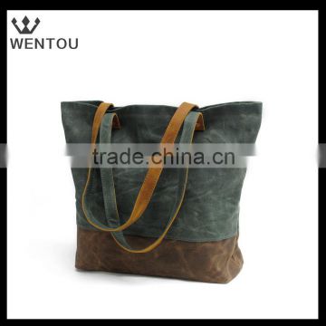 Monogram high quality large leather Tote bag