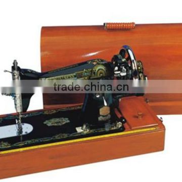 red wood box handle machine household sewing machine JA2-1