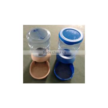 plastic pet dog bowl feeder, pet food and water feeder