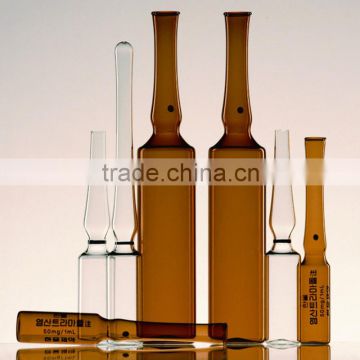 China glass manufacturer 1ml Clear Type B Glass Ampoule for pharmaceutical packaging